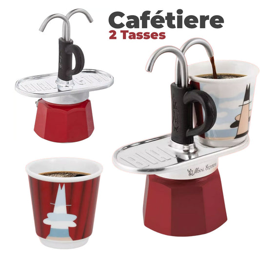 Cafetière 2 Tasses avec 2 Fontaine – ماكينة تحضير القهوة